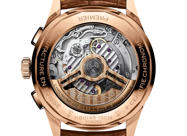 BREITLING プレミエ B01 クロノグラフ 42 ブルー文字盤 18Kレッドゴールド RB0145171C1P1