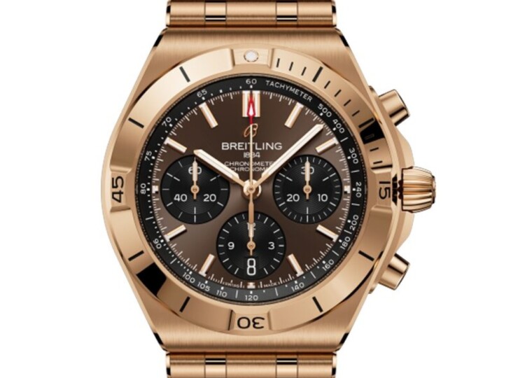 BREITLING クロノマット B01クロノグラフ42 ブラウン文字盤 RB0158101Q1R1