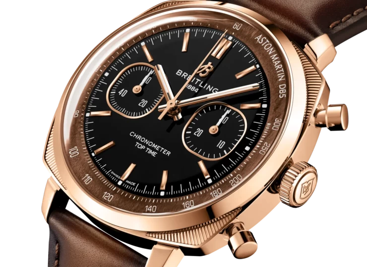 BREITLING トップタイム B01 41 トリビュート トゥ アストンマーティン DB5 ブラック文字盤 18Kレッドゴールド RB0178131B1X1
