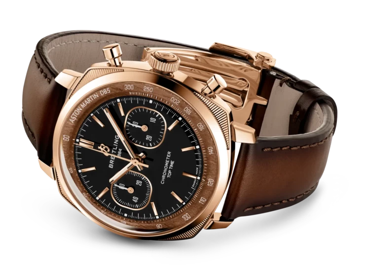 BREITLING トップタイム B01 41 トリビュート トゥ アストンマーティン DB5 ブラック文字盤 18Kレッドゴールド RB0178131B1X1