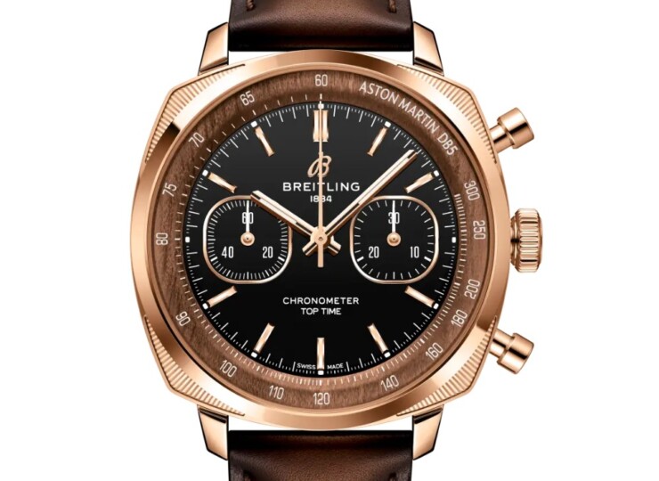 BREITLING トップタイム B01 41 トリビュート トゥ アストンマーティン DB5 ブラック文字盤 18Kレッドゴールド RB0178131B1X1