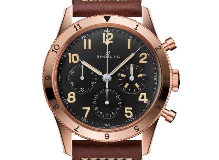 BREITLING AVI 1953 エディション ブラック文字盤 RB0920131B1X1