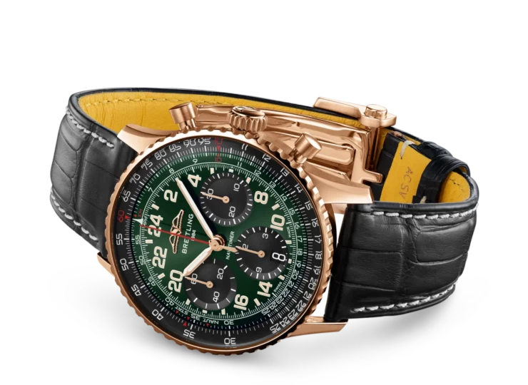 BREITLING ナビタイマー B12 クロノグラフ 41 コスモノート グリーン文字盤 RB12302A1L1P1