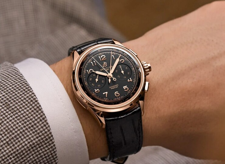 BREITLING プレミエ B15 デュオグラフ 42 ブラック文字盤 RB1510251B1P1