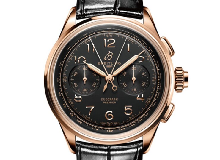 BREITLING プレミエ B15 デュオグラフ 42 ブラック文字盤 RB1510251B1P1