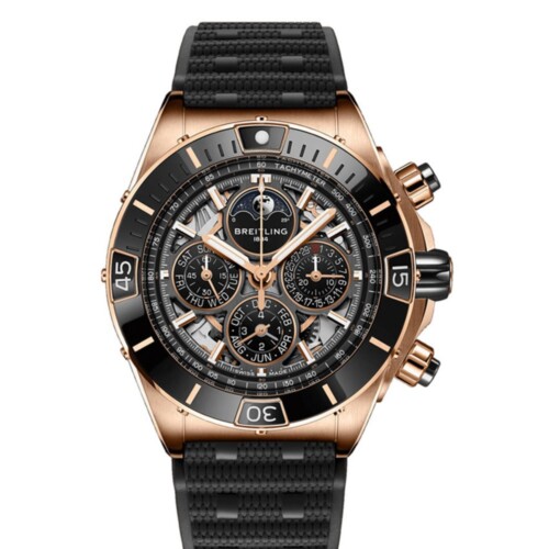BREITLING スーパークロノマット B19 44 パーペチュアルカレンダー 140周年アニバーサリー トランスパレント文字盤 RB19301A1G1S1