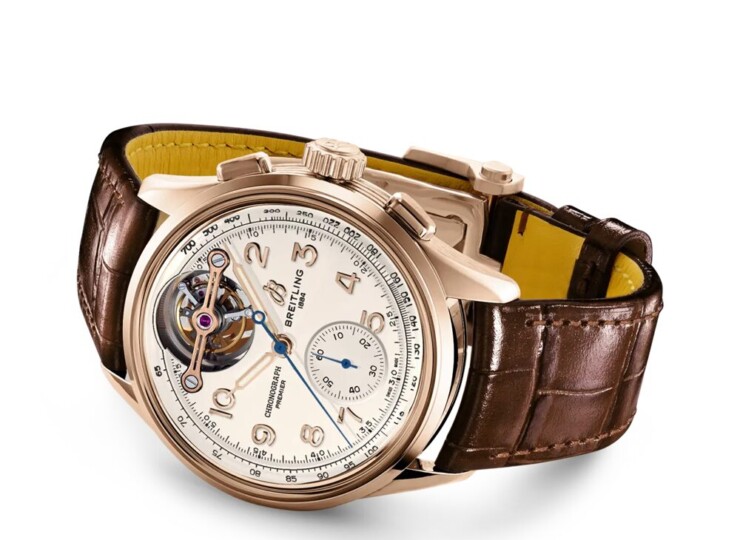 BREITLING プレミエ B21 クロノグラフ トゥールビヨン 42 レオン・ブライトリング クリーム文字盤 RB2120211G1P1
