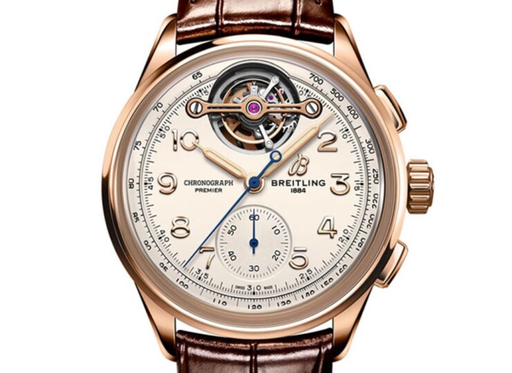 BREITLING プレミエ B21 クロノグラフ トゥールビヨン 42 レオン・ブライトリング クリーム文字盤 RB2120211G1P1