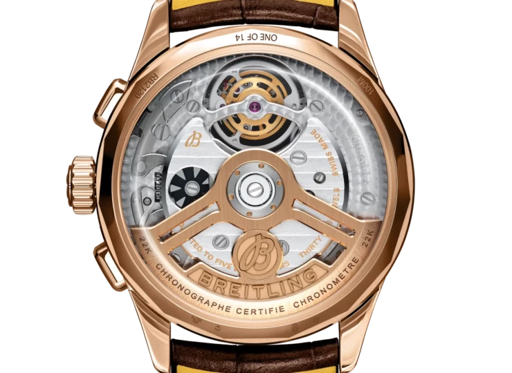 BREITLING プレミエ B21 クロノグラフ トゥールビヨン 42 リミテッド エディション パープル文字盤 RB21203A1Q1P1