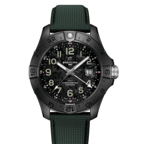 BREITLING アベンジャー オートマチック GMT 44 ナイトミッション カーボン文字盤 S32320101B1X1
