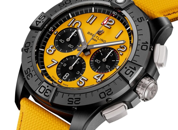 BREITLING アベンジャー B01 クロノグラフ 44 ナイト ミッション イエロー文字盤 SB0147101I1X1