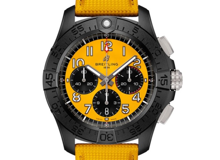BREITLING アベンジャー B01 クロノグラフ 44 ナイト ミッション イエロー文字盤 SB0147101I1X1