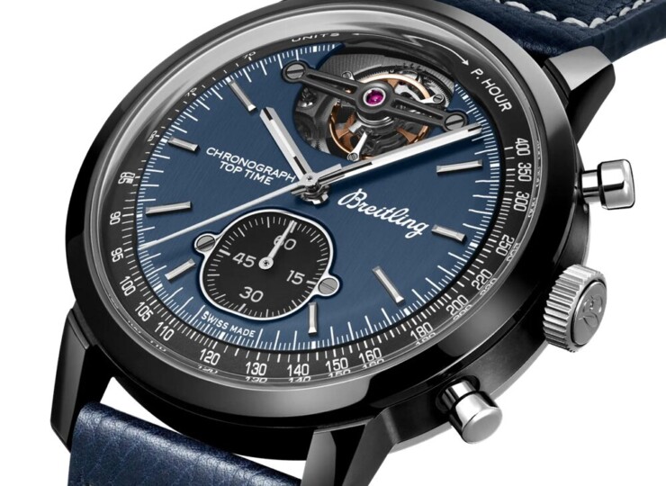 BREITLING トップタイム B21 シェルビー コブラ ブルー文字盤 SB21251A1C1X1