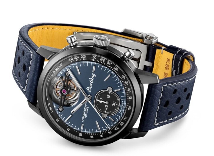 BREITLING トップタイム B21 シェルビー コブラ ブルー文字盤 SB21251A1C1X1