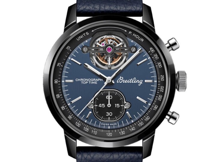 BREITLING トップタイム B21 シェルビー コブラ ブルー文字盤 SB21251A1C1X1