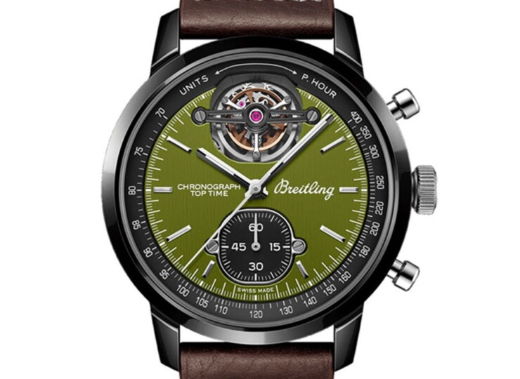 BREITLING トップタイム B21 ジャパン リミテッド グリーン文字盤 SB21253A1L1X1