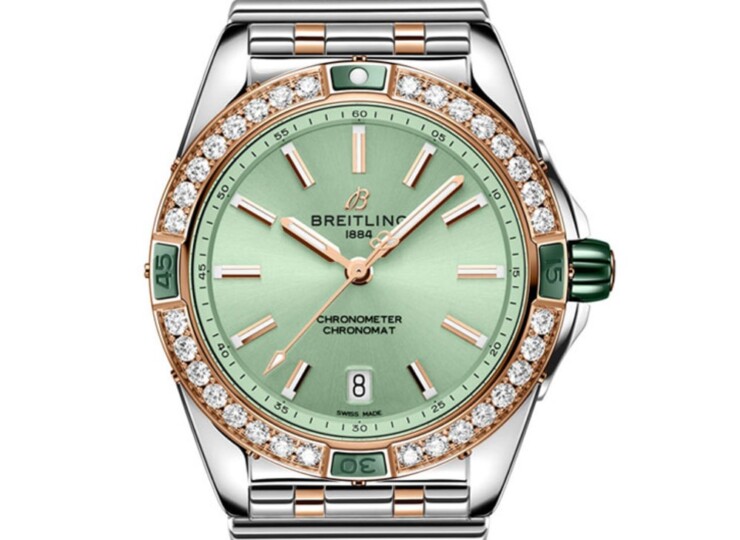 BREITLING スーパー クロノマット オートマチック 38 グリーン文字盤 U17356531L1U1