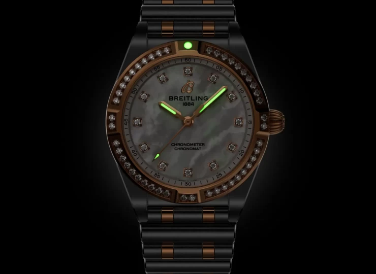 BREITLING クロノマット 28 マザーオブパール文字盤 U72310531A1U1