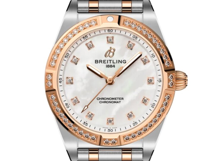 BREITLING クロノマット 28 マザーオブパール文字盤 U72310531A1U1