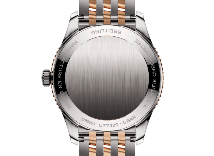 BREITLING ナビタイマー 32 マザーオブパール文字盤 ステンレススティール & 18Kレッドゴールド U77320E61A1U1