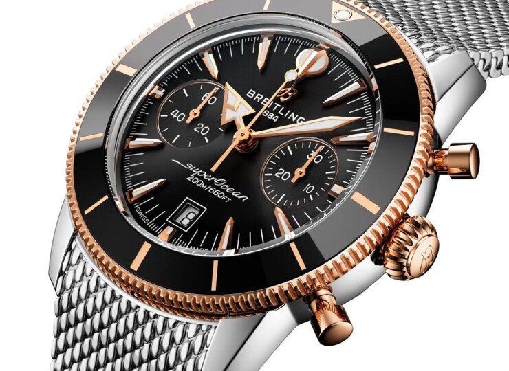BREITLING スーパーオーシャン ヘリテージ B01 クロノグラフ 42 ブラック文字盤 UB0156H11B1A1