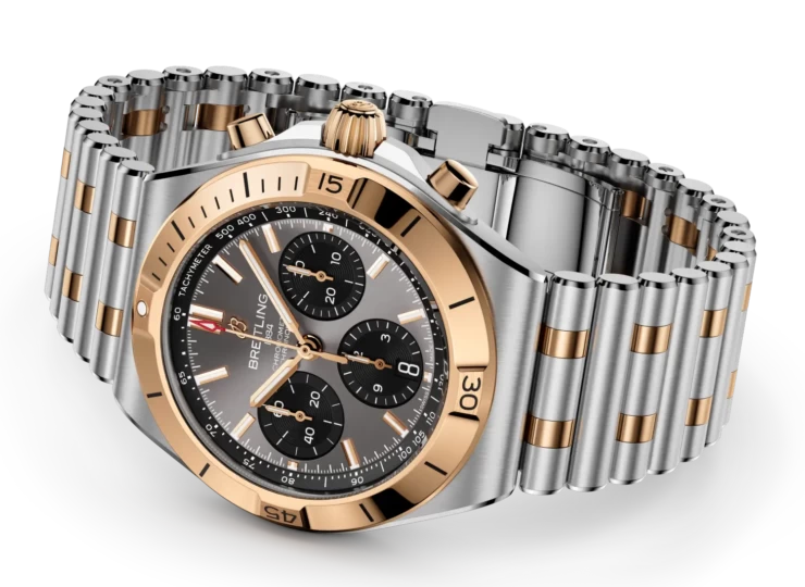 BREITLING クロノマット B01クロノグラフ42 アンスラサイト文字盤 ブレスレット UB0158101B1U1