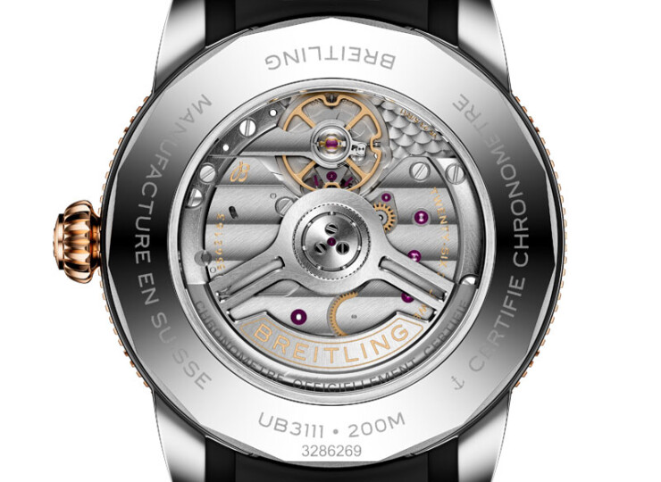 BREITLING スーパーオーシャン ヘリテージ B31 オートマチック 42 ブラック文字盤 ステンレススティール & 18Kレッドゴールド UB3111241B1S1