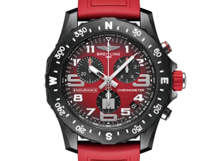 BREITLING エンデュランス プロ 44 IRONMAN® レッド文字盤 X823109A1K1S1