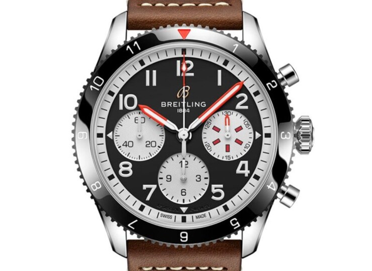 BREITLING クラシック アヴィ クロノグラフ 42 モスキート ブラック文字盤 Y233801A1B1X1