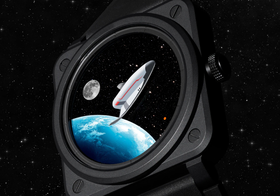 ベル&ロス BR-03 Space Mission 着用写真